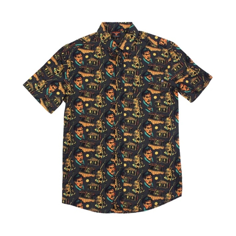 Creepyco Evil Dead button up shirt size med